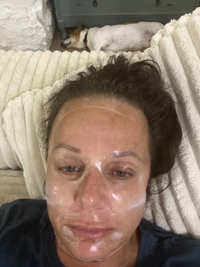 Before and after using BIODANCE mask