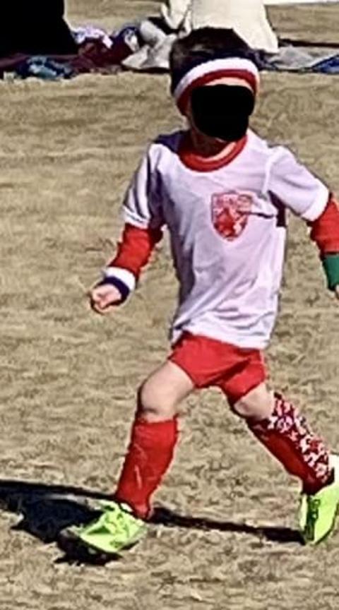 Soccer kid wearing sweatband