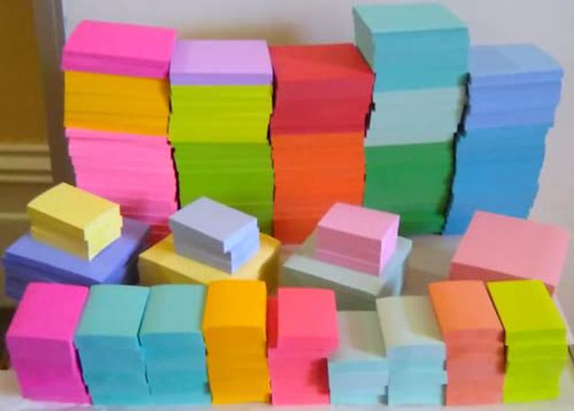 Post-it Note Color Comparison