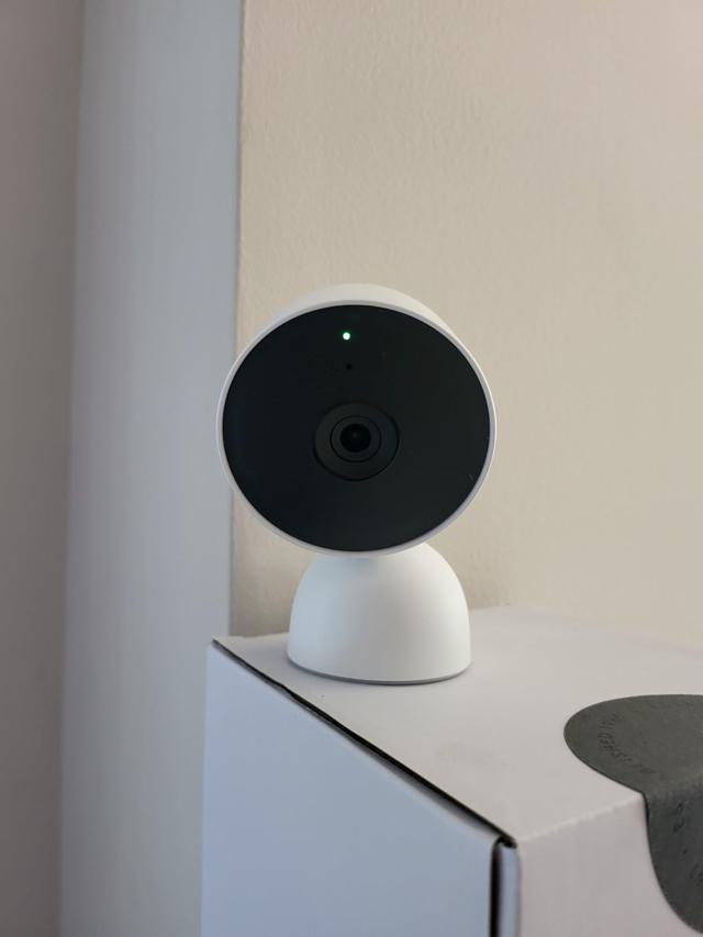 Night vision quality of Google Nest Indoor Security Cam