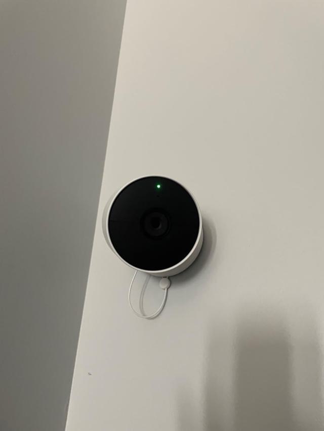 Google Nest Cam charging