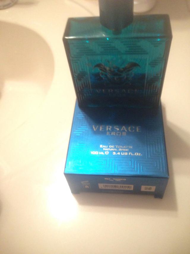 Versace Eros bottle and packaging