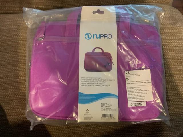 Purple tablet sleeve