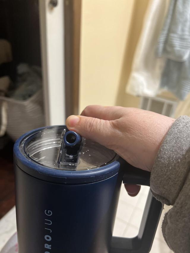 HydroJug Traveler in use