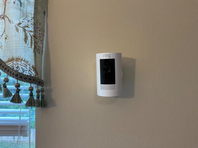 Ring Indoor Camera in Use