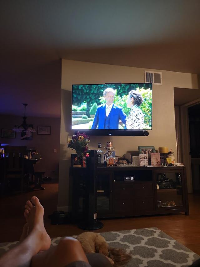 Happy customer using Fire TV Stick