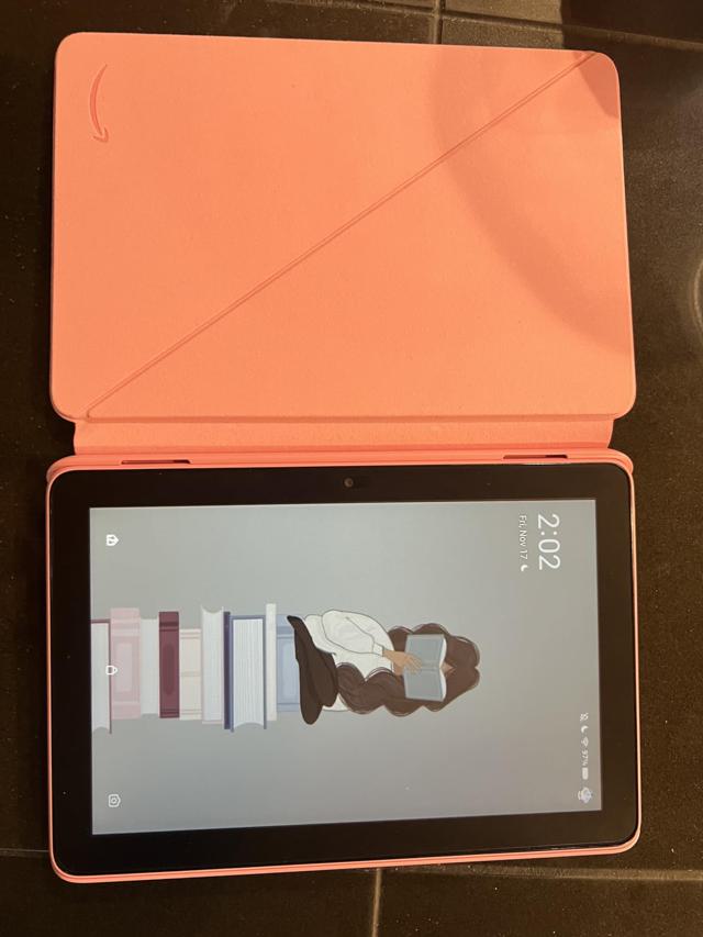 Amazon Fire HD 8 Tablet Cover showing wear