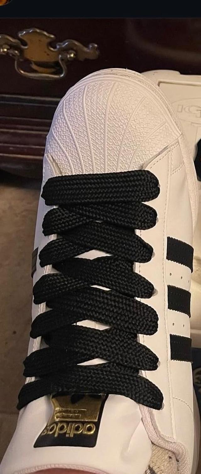 Thick Laces on Adidas Sneakers