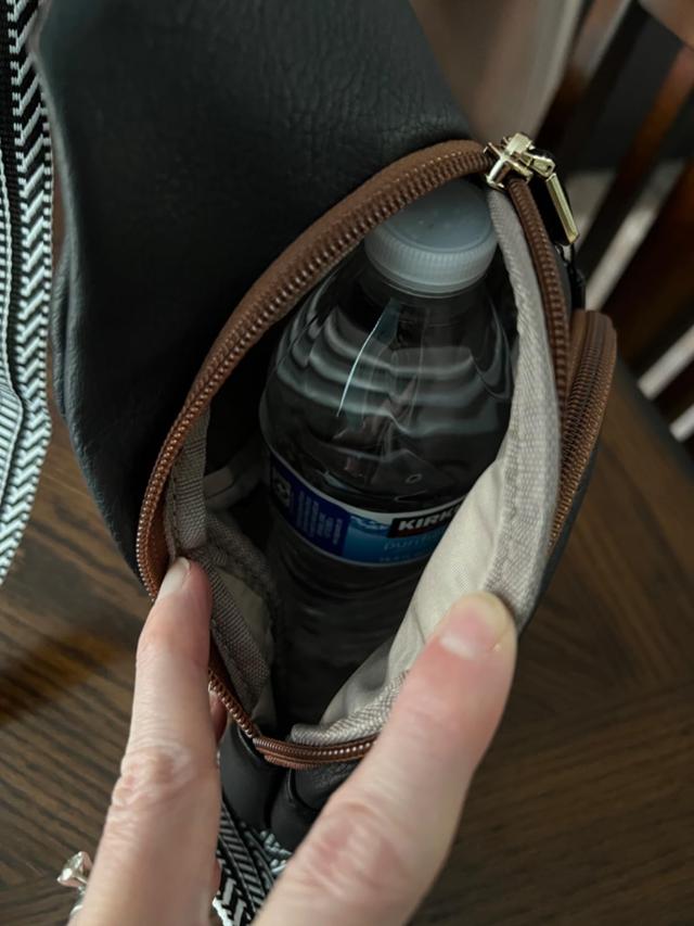 BOSTANTEN sling bag with water bottle