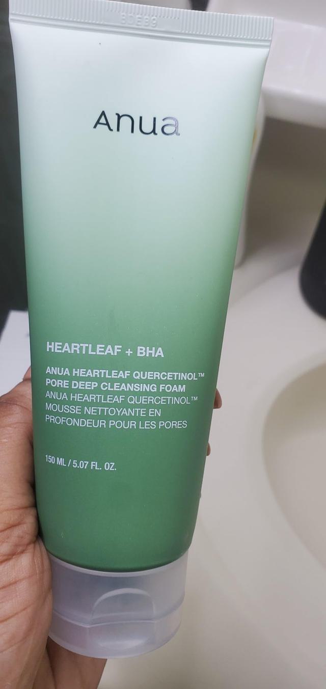 ANUA Heartleaf Quercetinol Pore Deep Cleansing Foam results