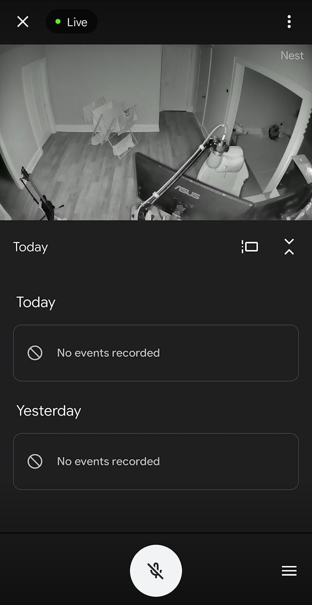 Motion detection settings on Google Nest Indoor Security Cam