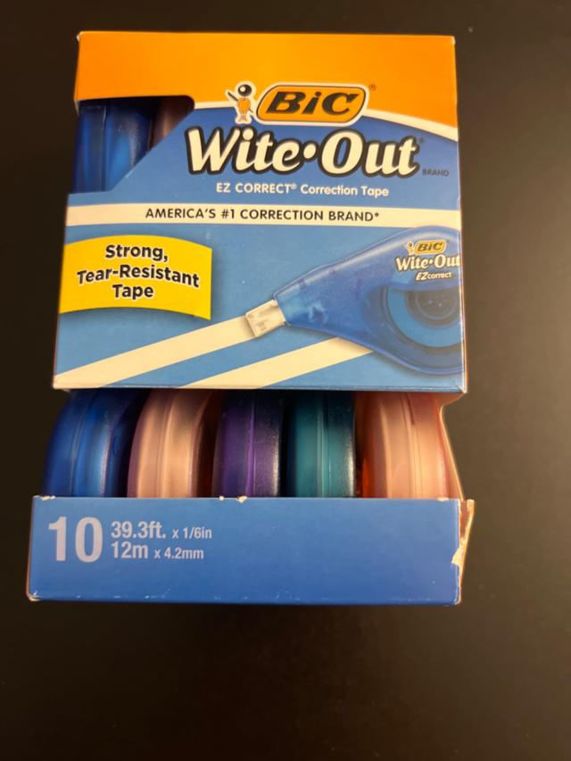 Convenient multi-pack of BIC Wite-Out