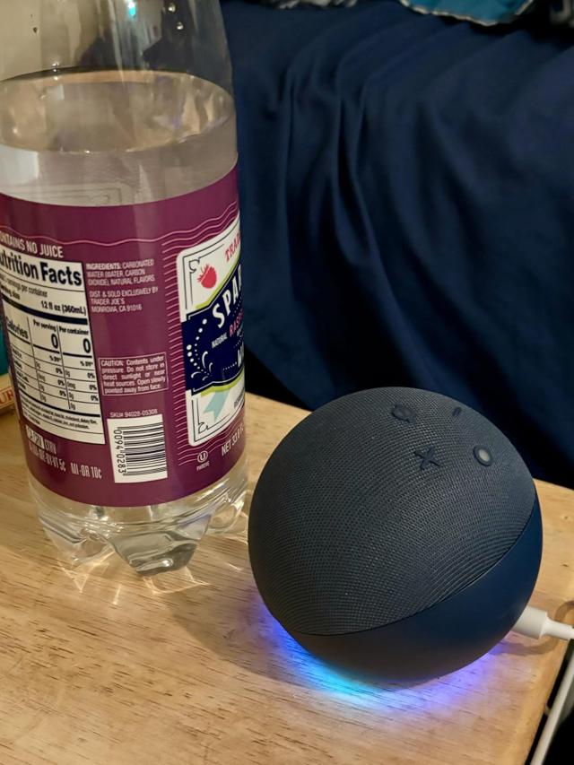 Amazon Echo Dot 5th Gen in use