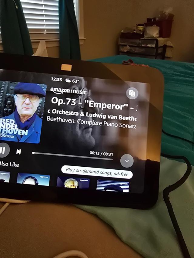 Echo Show 8 in kitchen setting