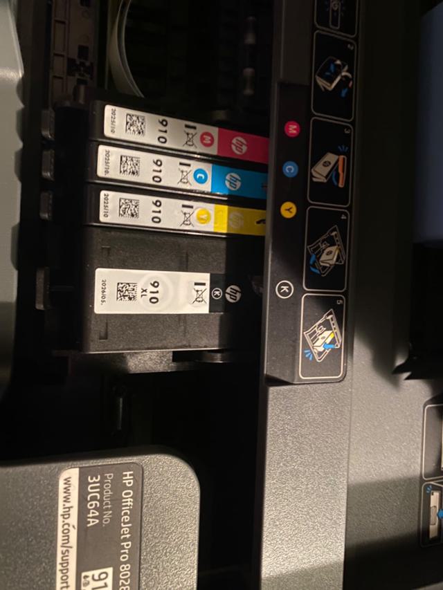 Using the HP 910XL cartridge