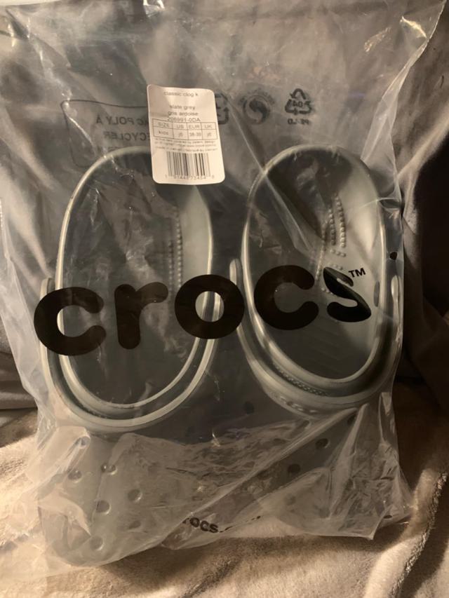 Crocs in various colors