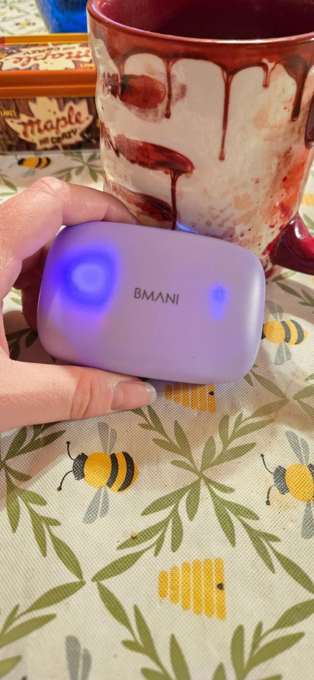 bmani Wireless Earbuds in use