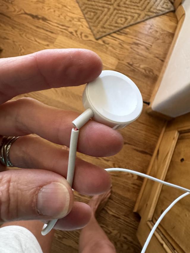 Apple Watch Charger in use