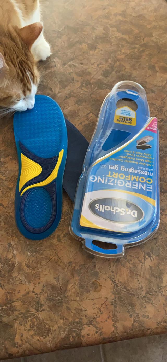 Dr. Scholl's in walking shoes