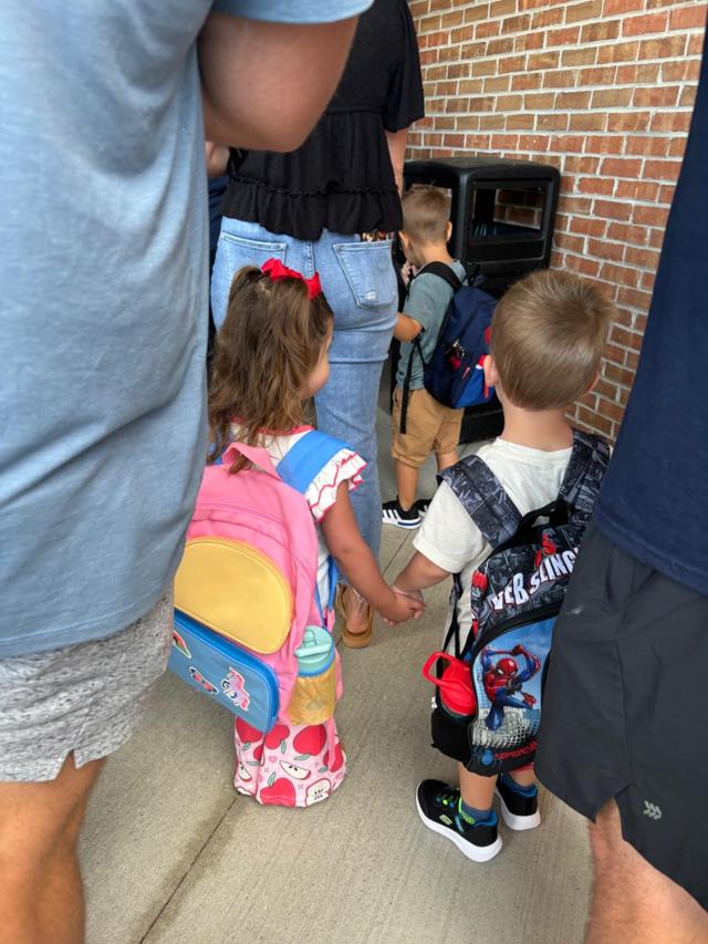 Simple Modern Disney Princess Kids Water Bottle in use