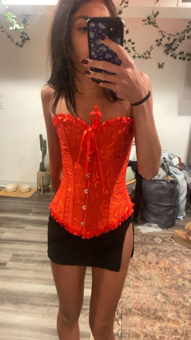 SZIVYSHI Corset Top size comparison