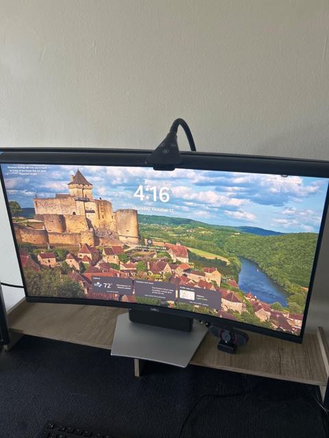 User's second monitor