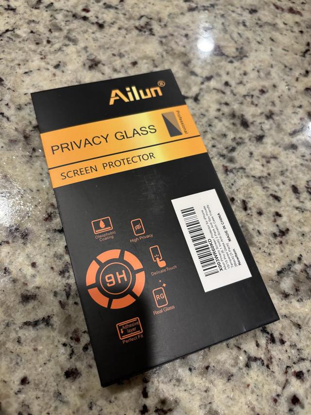 Ailun Glass Screen Protector packaging