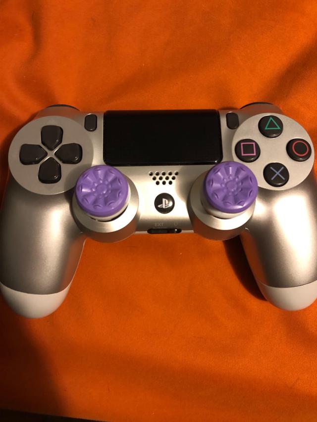 KontrolFreek FPS Freek Galaxy Purple on controller