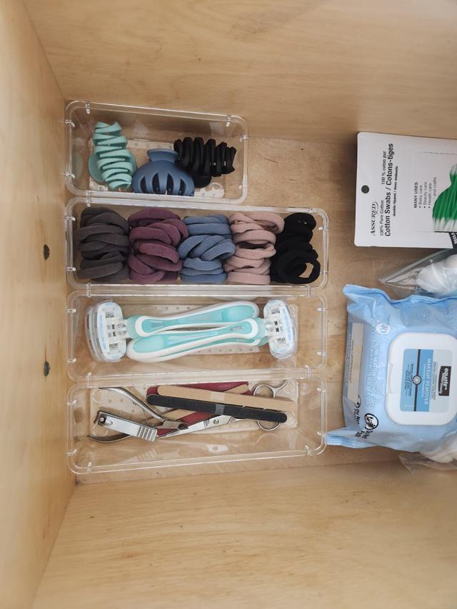 Organized Bathroom Drawer