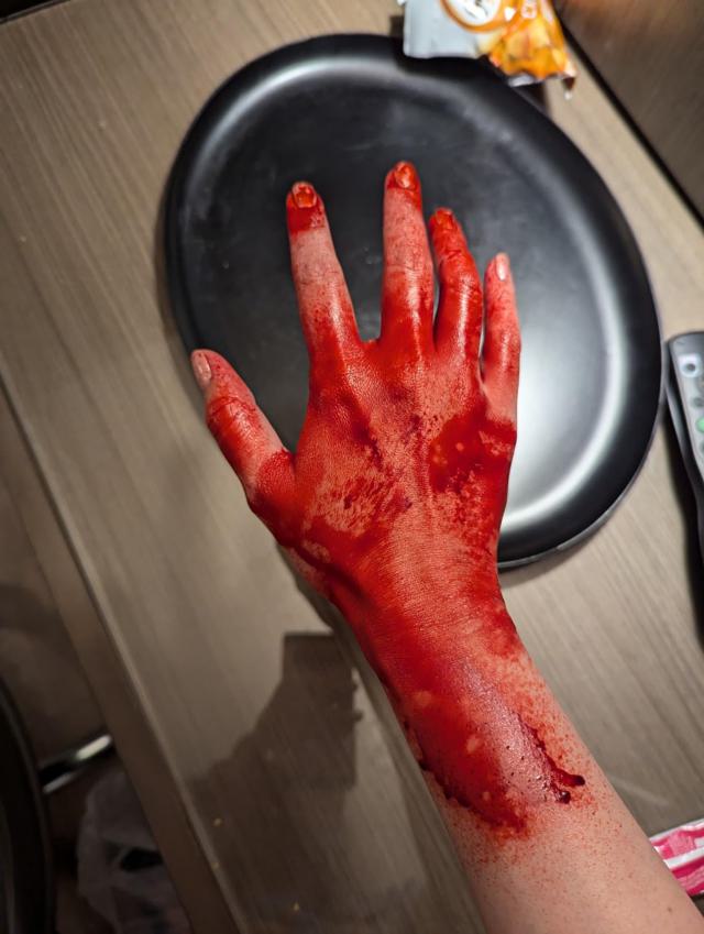 Realistic blood effect photo 2