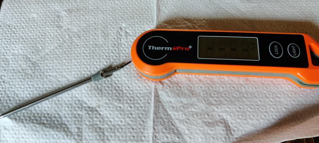 ThermoPro TP19H in use for grilling