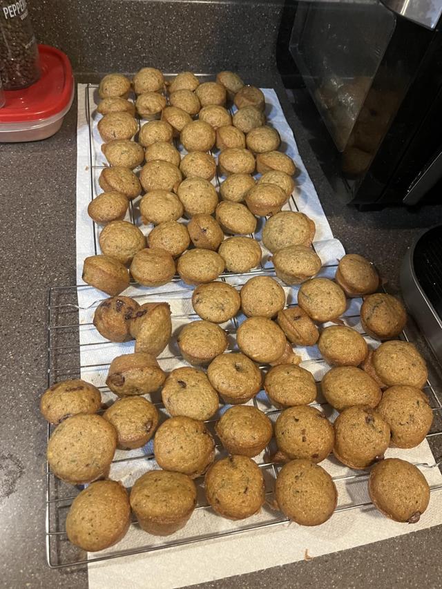 Perfect mini muffins popped right out