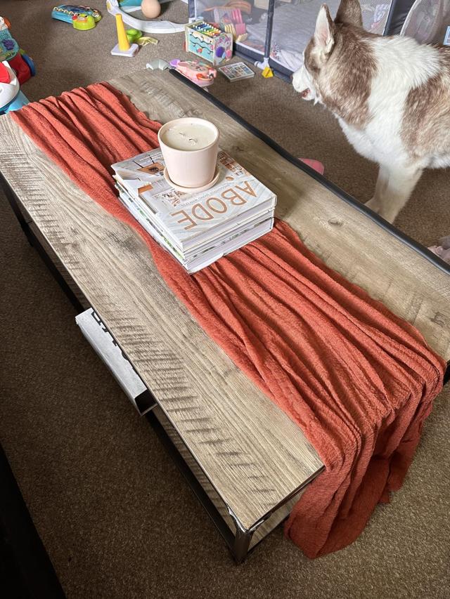 Table Runner in Use