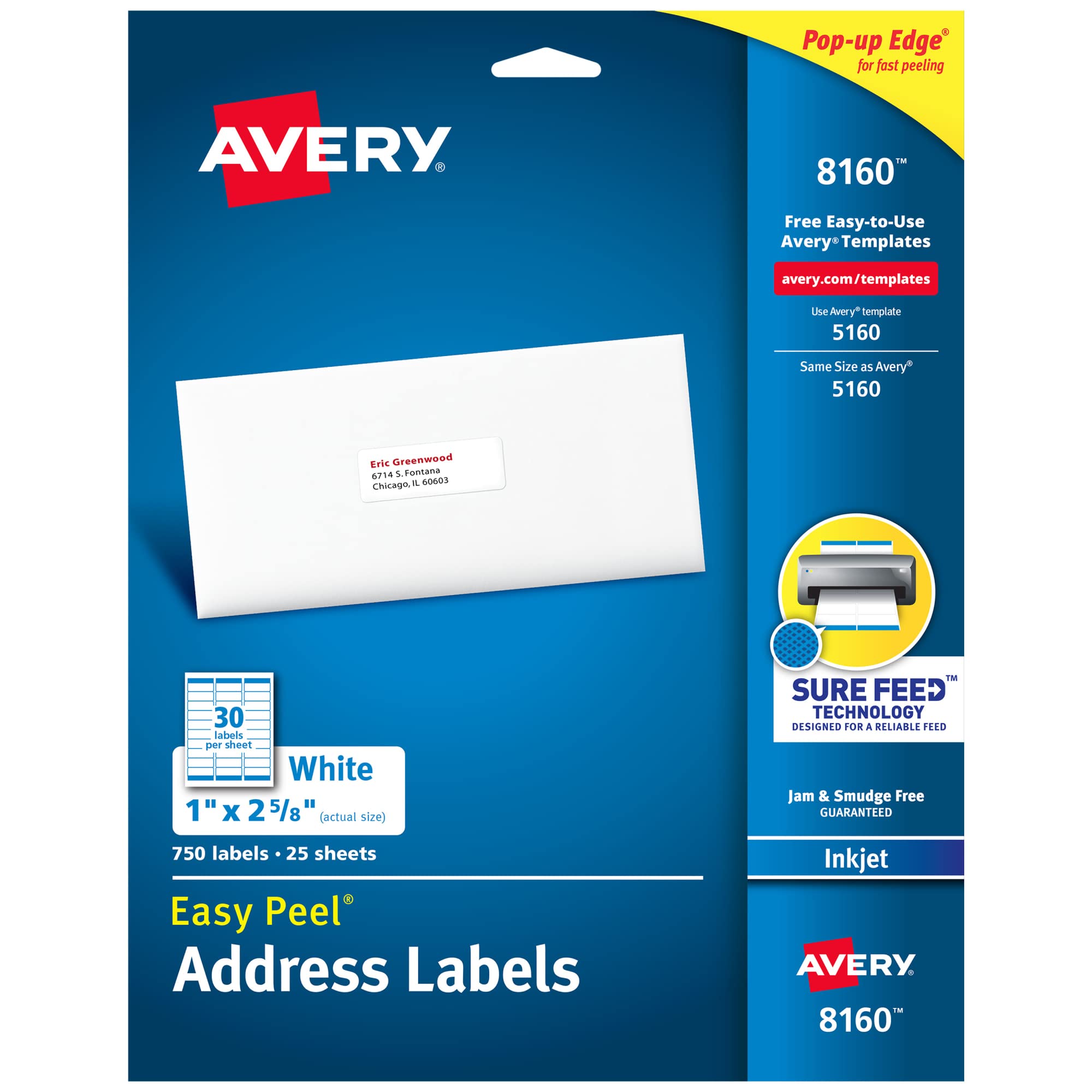 Avery Easy Peel Address Labels