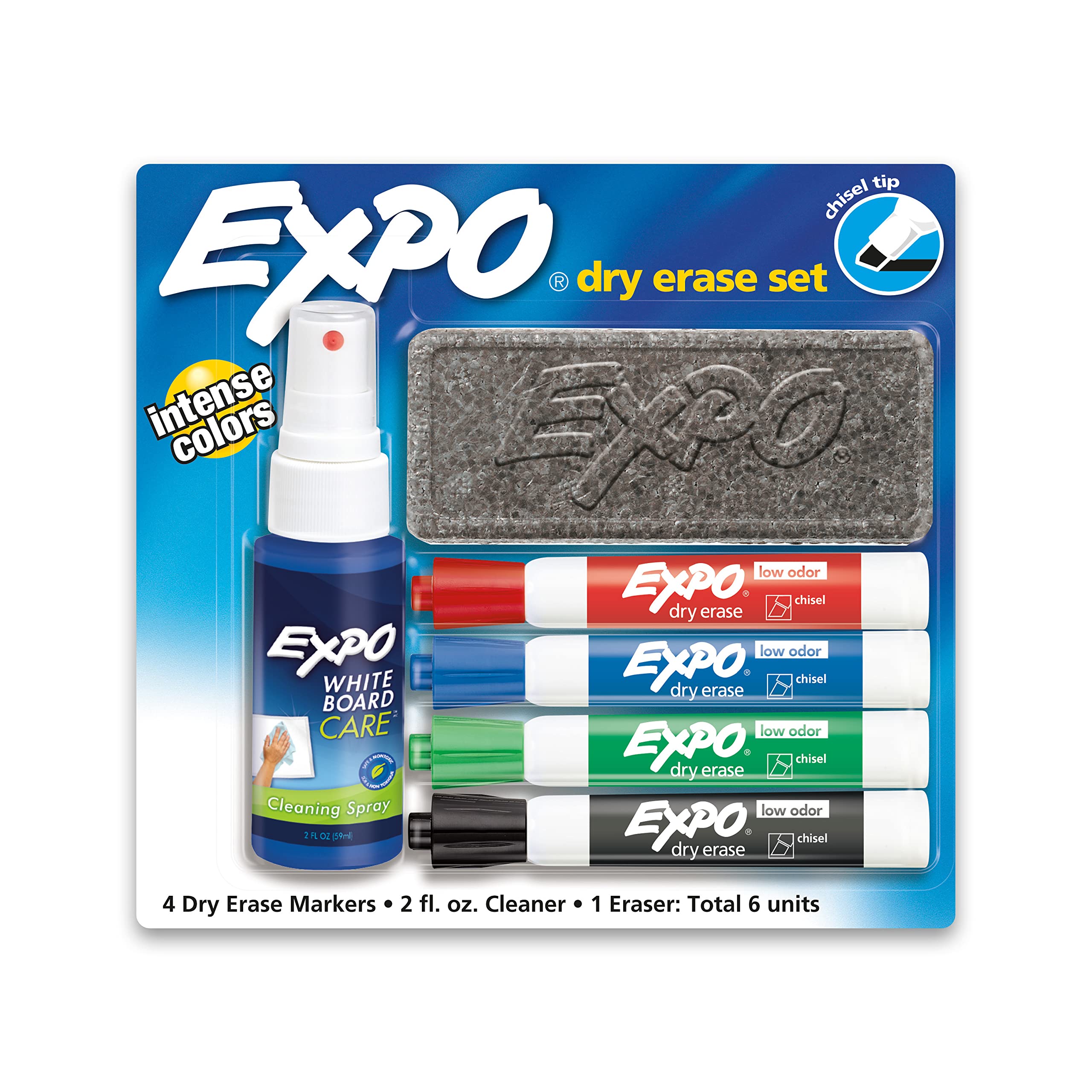 EXPO Low Odor Dry Erase Marker Set