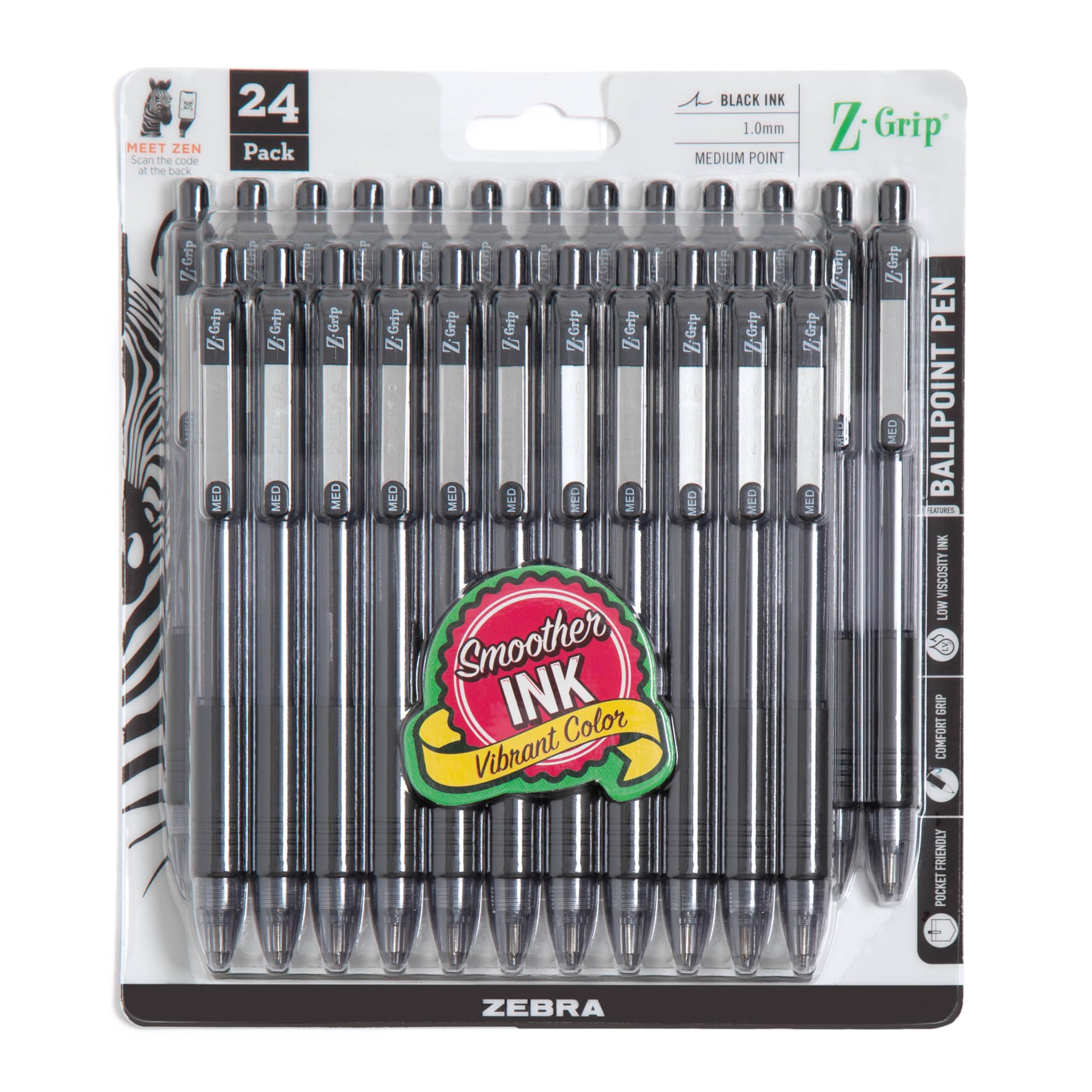 Zebra Pen Z-Grip Retractable Ballpoint Pen