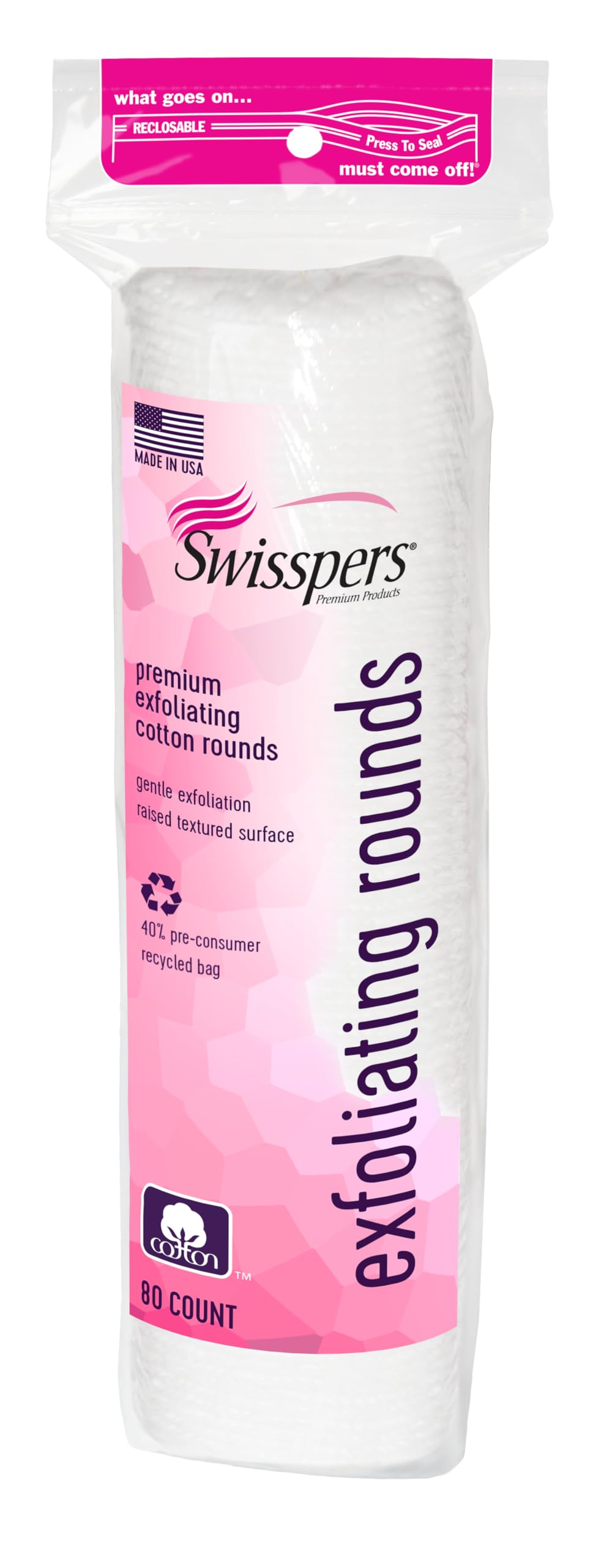 Swisspers Premium Exfoliating Rounds