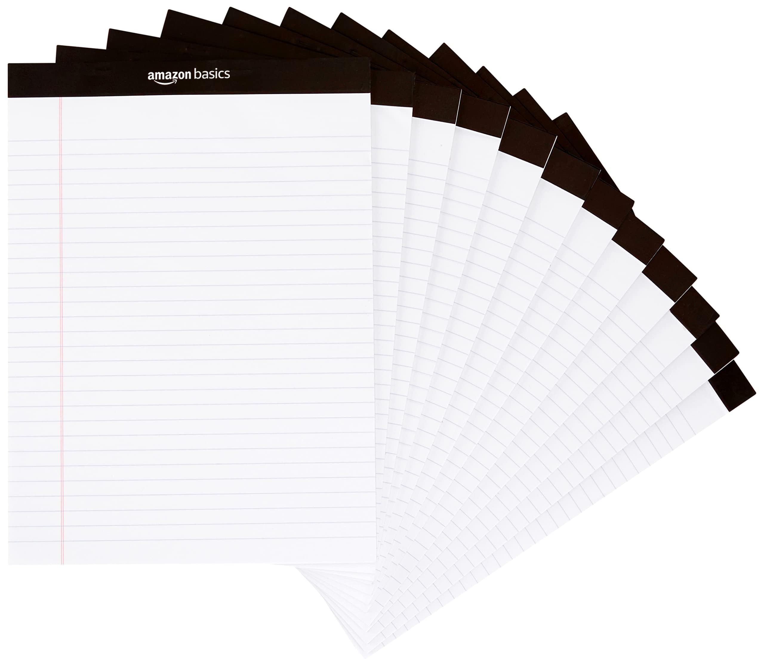 Amazon Basics Wide Ruled Lined Writing Note Pad