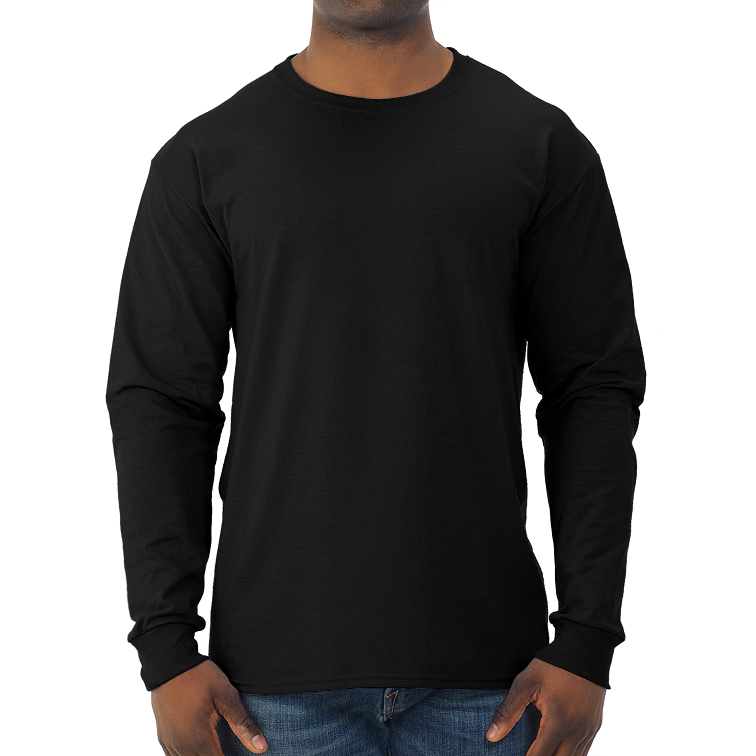 Jerzees Men's Dri-Power Cotton Blend Long Sleeve Tee