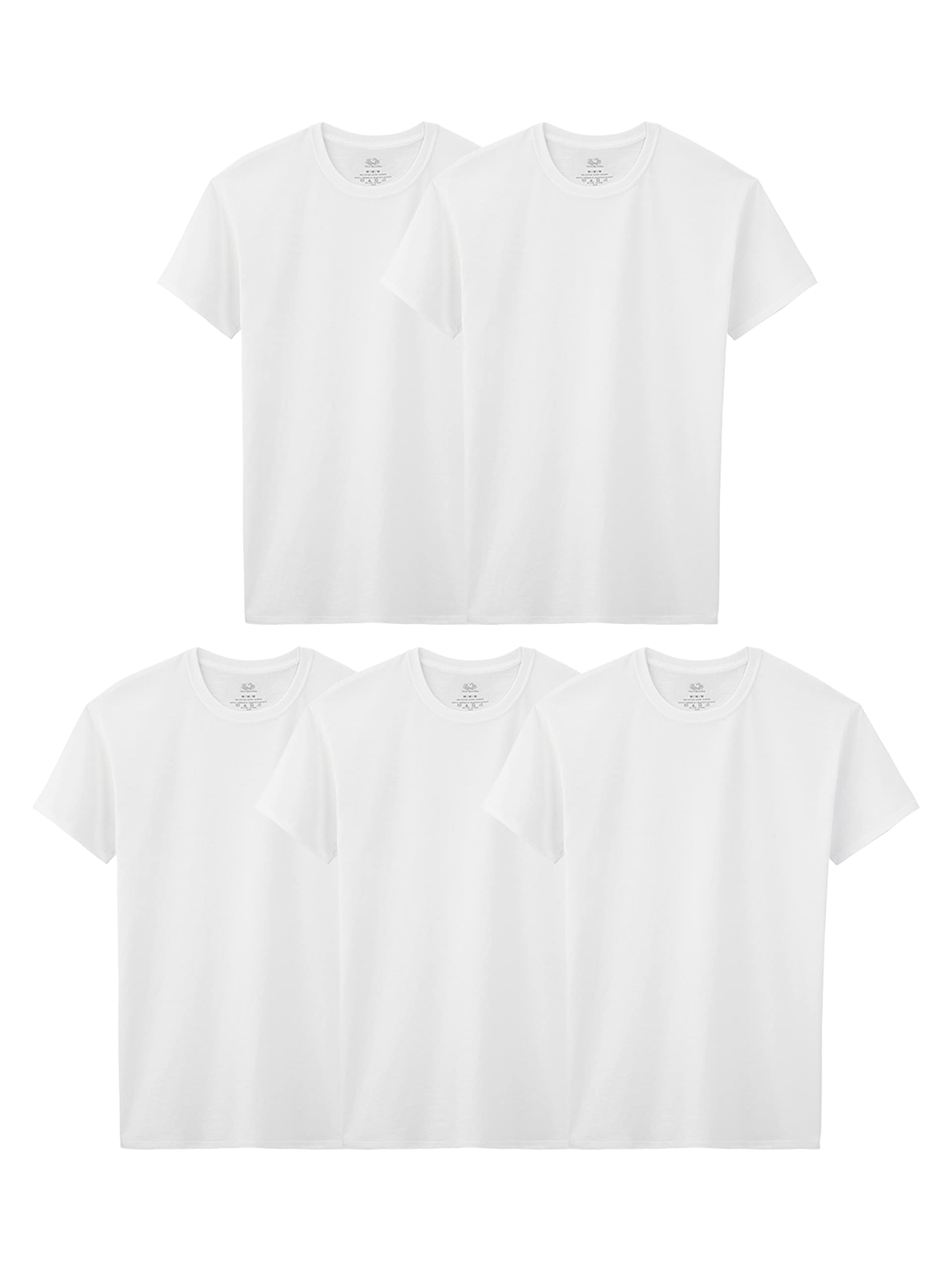 Fruit of the Loom Boys' Cotton White T-Shirt