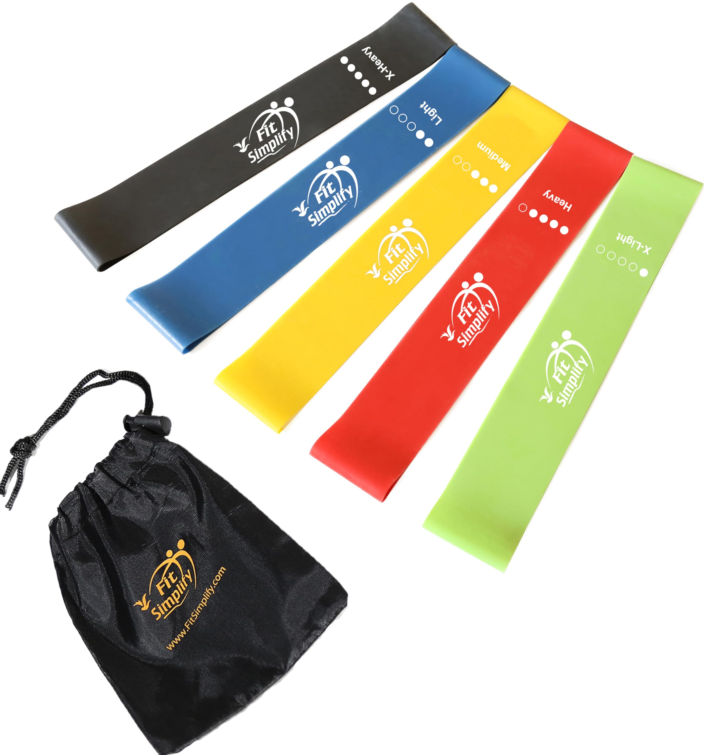 Fit Simplify Resistance Loop Exercise Bands Set