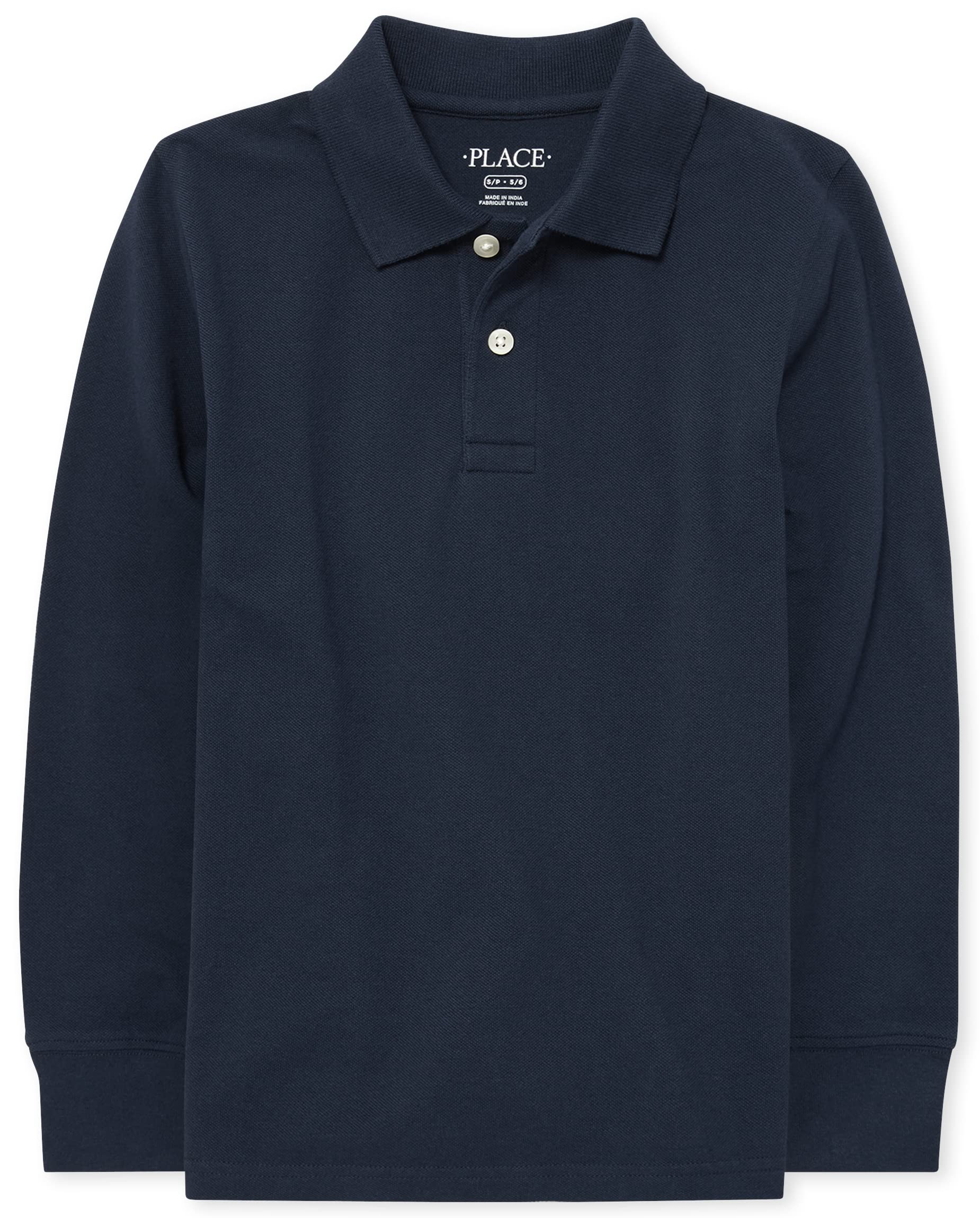 The Children's Place Long Sleeve Pique Polo