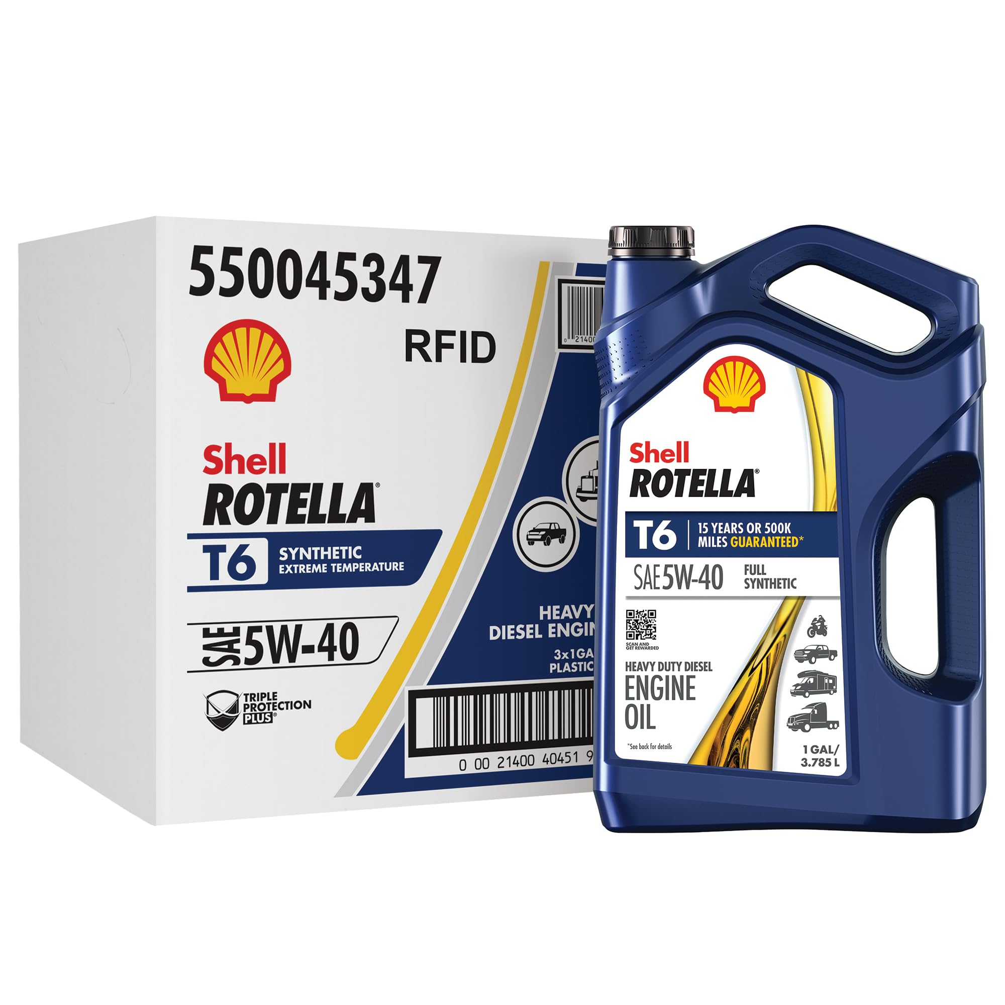 Shell Rotella T6 5W-40 Diesel Engine Oil