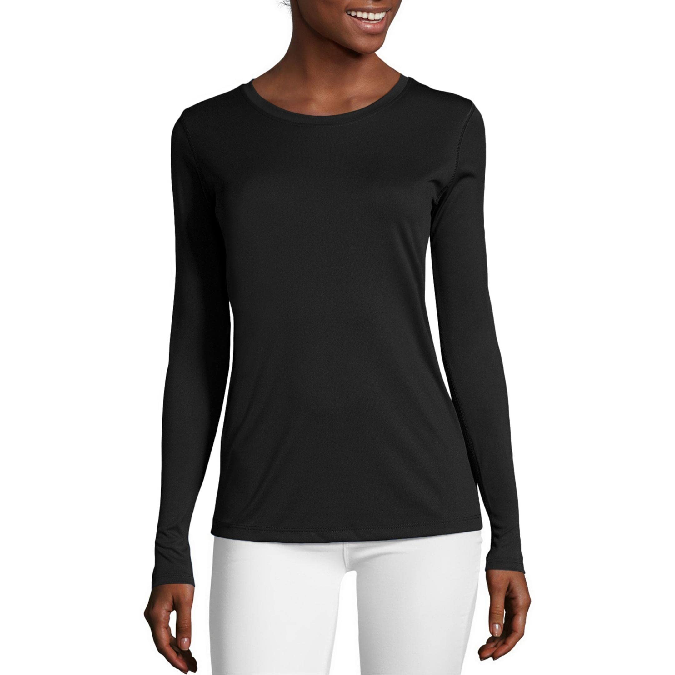 Hanes Women's Sport Cool Dri Long Sleeve T-Shirt