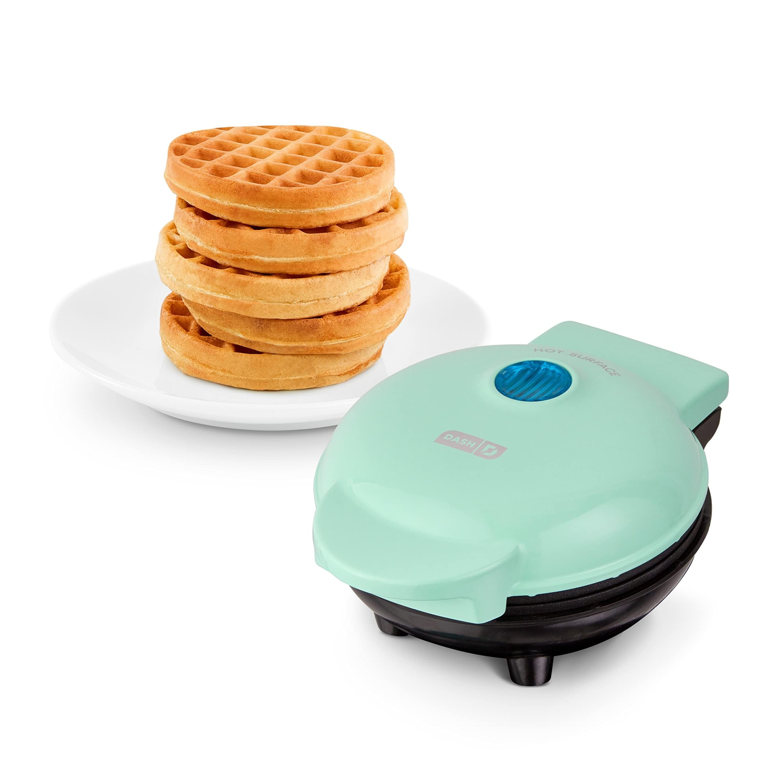 DASH Mini Waffle Maker - Aqua