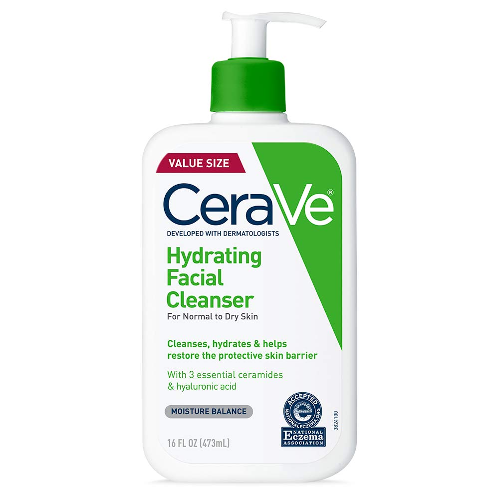 CeraVe Hydrating Face Wash Bottle