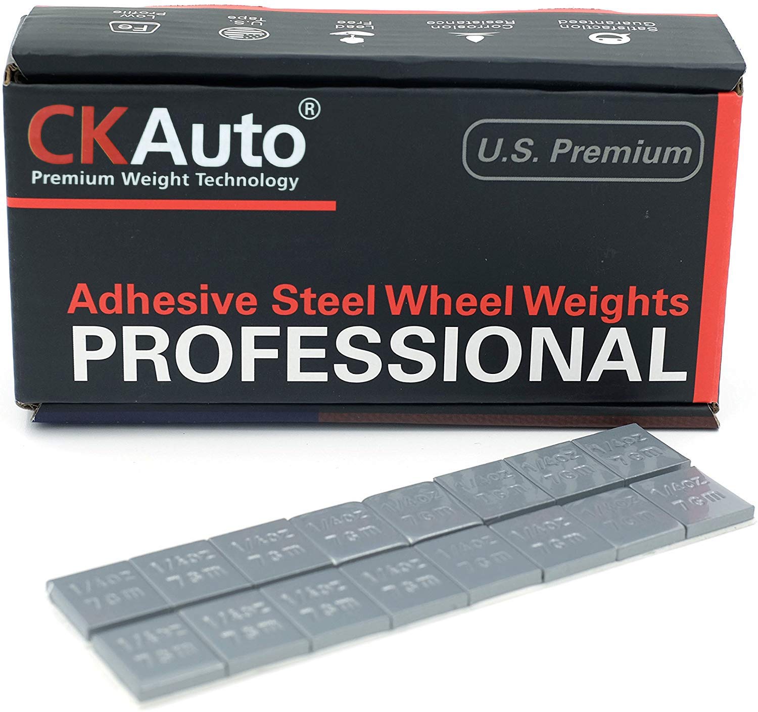 CKAuto 1/4oz Adhesive Stick on Wheel Weights