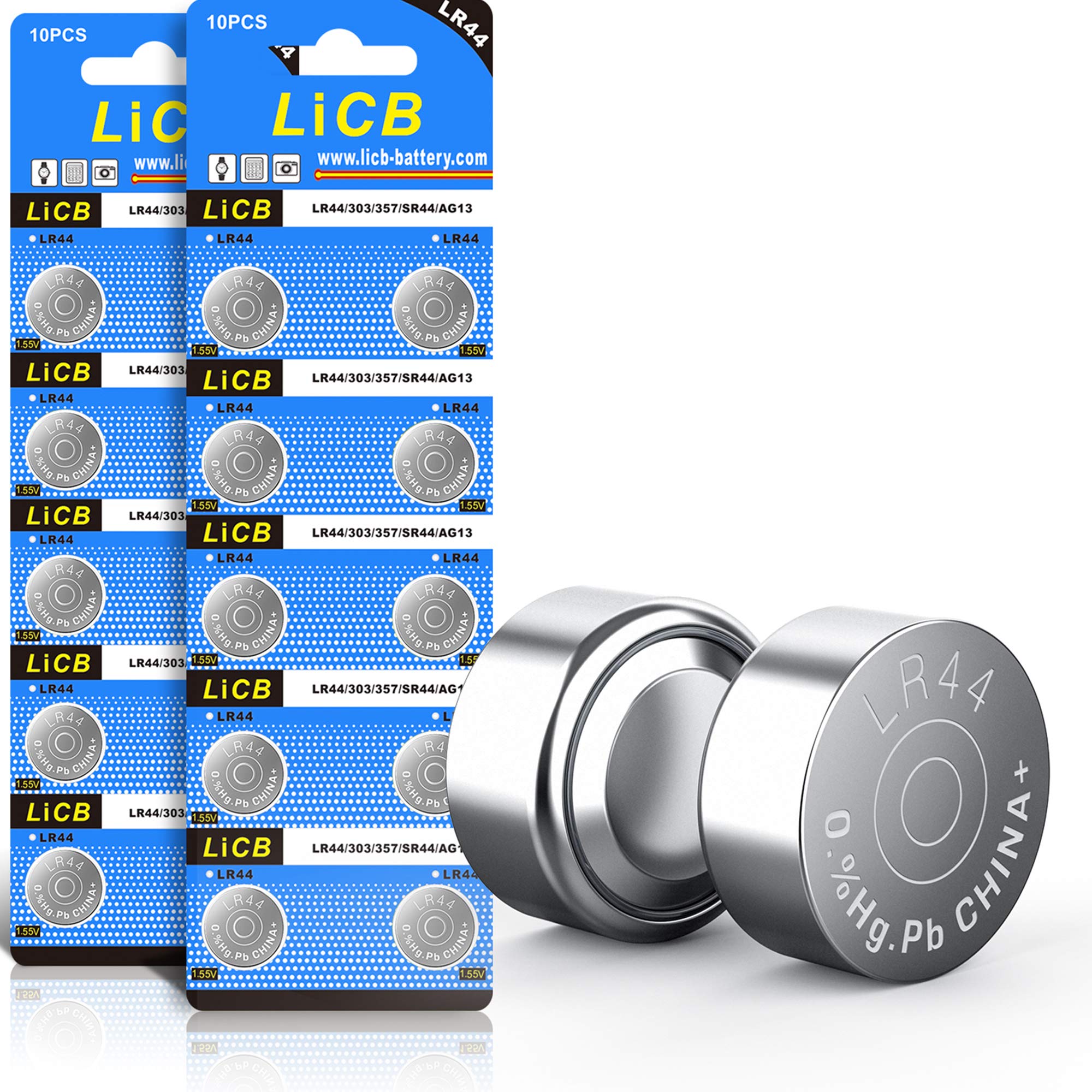 LiCB LR44 Batteries