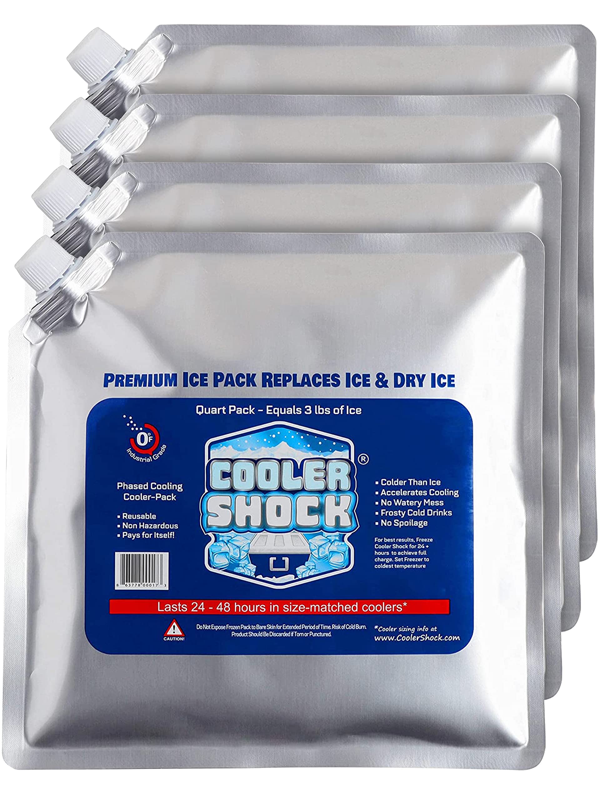 Cooler Shock Reusable Ice Packs