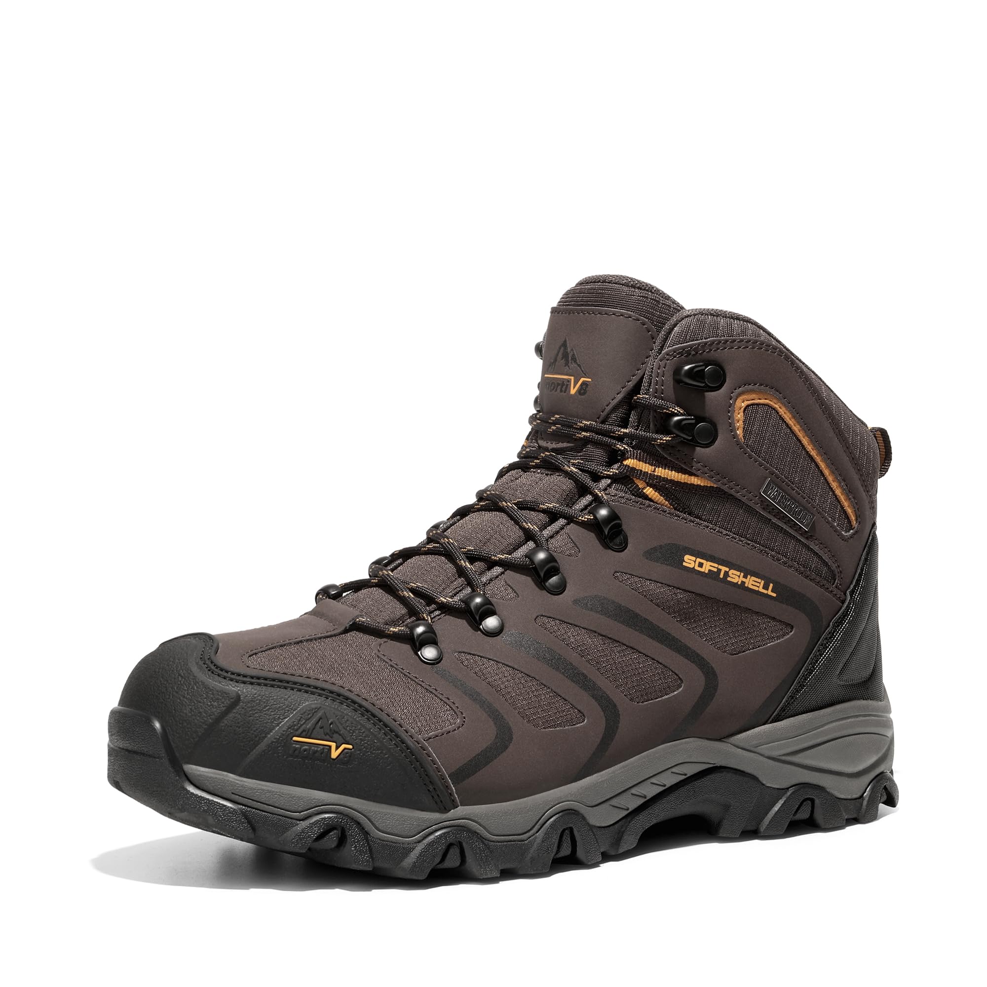 NORTIV 8 Men's Ankle High Waterproof Hiking Boots